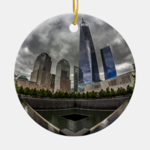 Freedom Tower Ceramic Tree Decoration