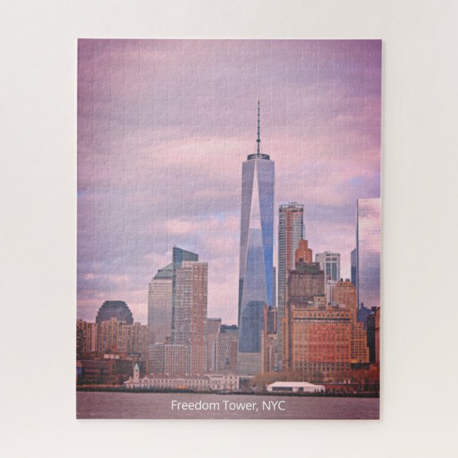 Freedom Tower Manhattan New York Cityscape Jigsaw Puzzle (Vertical)