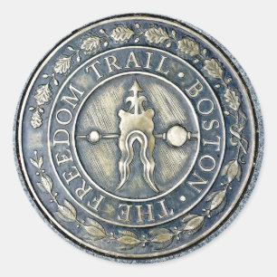 Freedom Trail  Round Sticker