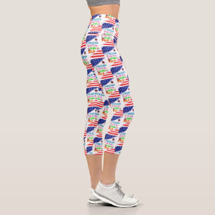 Freedom Trousers Lies In Being Bold Capri Leggings