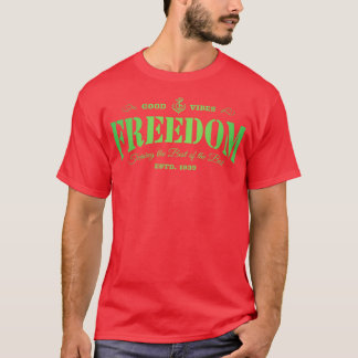 Freedom typography T-Shirt