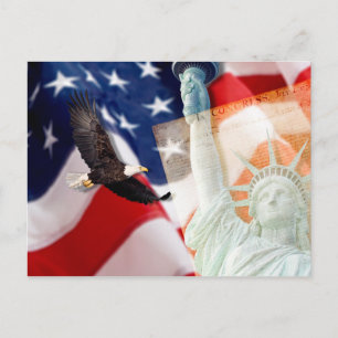 Freedom U Postcard for American Patriots.