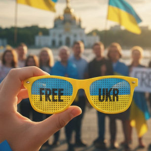 FREEDOM & Ukraine Flag Shades / Sunglasses