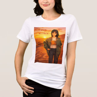 Freedom Within I  Route 66 Women's T-Shirt Tri-Blend Shirt