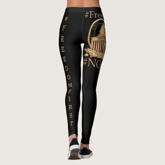 #FreedomFirst: Liberty Wallet- Embrace Freedom Leggings (Back)