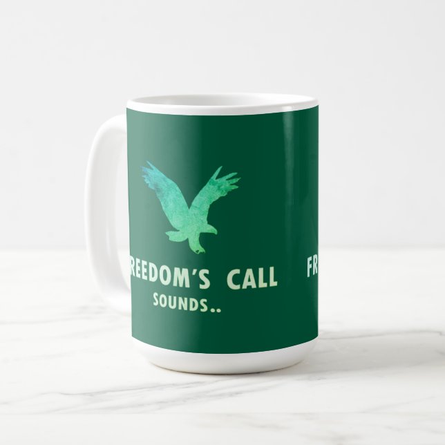 Freedom's Call Sounds Coffee Mug (Front Left)