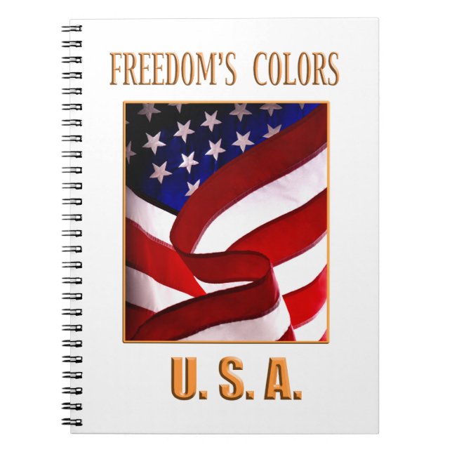 Freedom's Colours USA Notebook (Front)