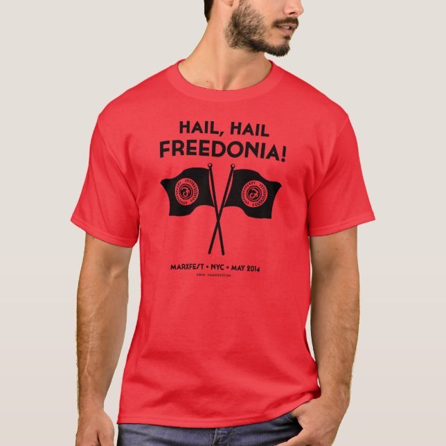 Freedonia Unisex Tee (Red) (Front)