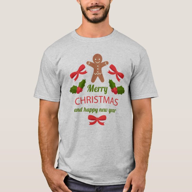 Freefit Gingerbread Christmas Tee USA (Front)