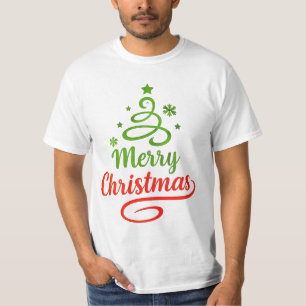 Freefit Merry Christmas Men’s Value Tee 🎄 Custo