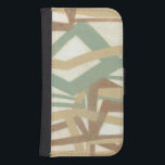 Freehand Painting by Norman Wyatt Samsung S4 Wallet Case<br><div class="desc">A Norman Wyatt Jr. original. Modern abstract freehand painting in muted earth tones. Would look great on a cream coloured wall,  an eggshell pillow,  or as a design on a brown shirt. How will you customise yours?</div>