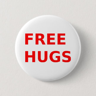 freehugs 6 cm round badge