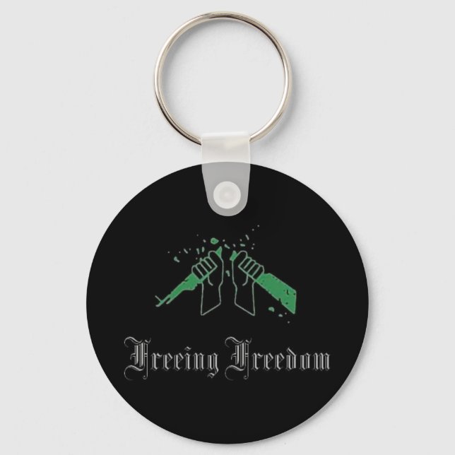 Freeing Freedom Promo Merch Keychain #1 (Front)
