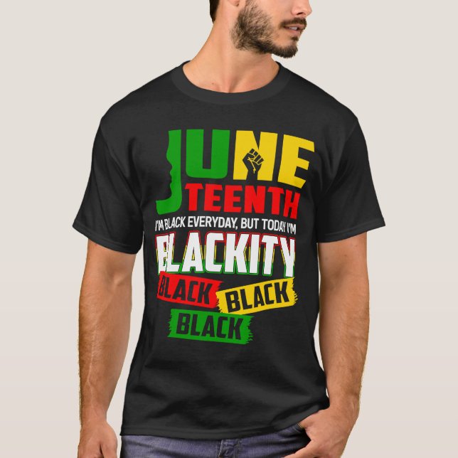 Freeish 1865 Black History Pride African American  T-Shirt (Front)