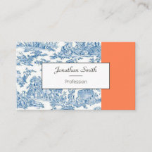 Freelance Business card | Toile de Jouy