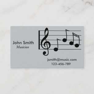Freelance Musician, session musician Music teacher Business Card