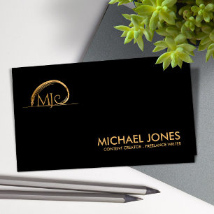 Freelance Writer Sacred Geometry Golden Spiral Business Card