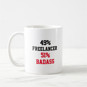 Freelancer Badass Coffee Mug