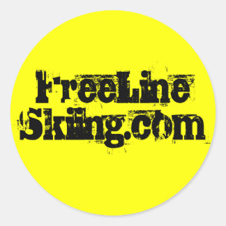 FreeLine_1 Classic Round Sticker