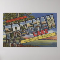 Freeman Lake - Large Letter Scenes