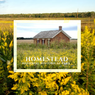 Freeman School, Homestead National Historical Park Postcard