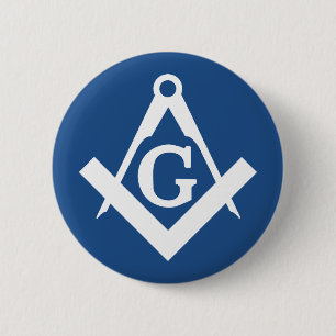 Freemason 6 Cm Round Badge