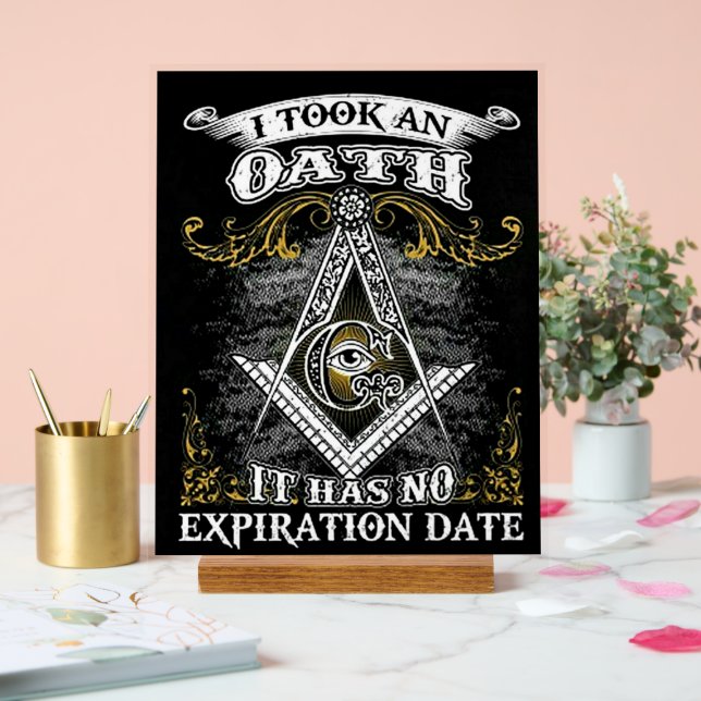 Freemason Acrylic Sign (Wedding)