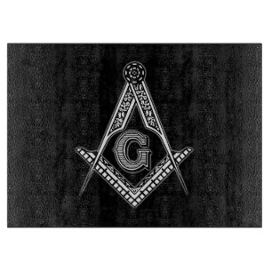 Freemason (Black) Cutting Board
