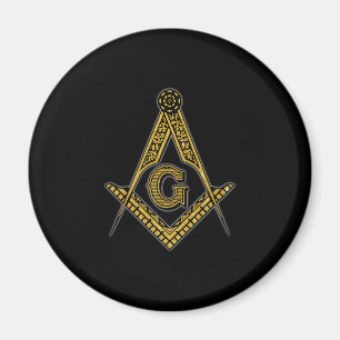 Freemason (Black & Gold) Magnet