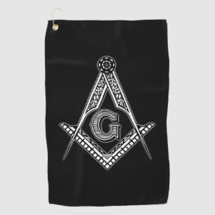 Freemason (Black) Golf Towel