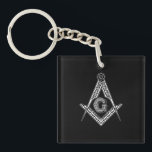 Freemason (Black) Key Ring<br><div class="desc">Freemason (Black)</div>