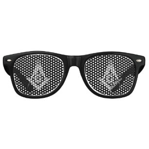 Freemason (Black) Retro Sunglasses