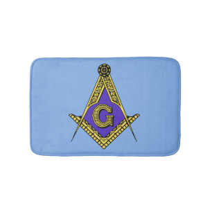 Freemason (Blue) Bath Mat