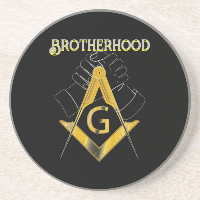 Freemason Brotherhood   Coaster (Front)