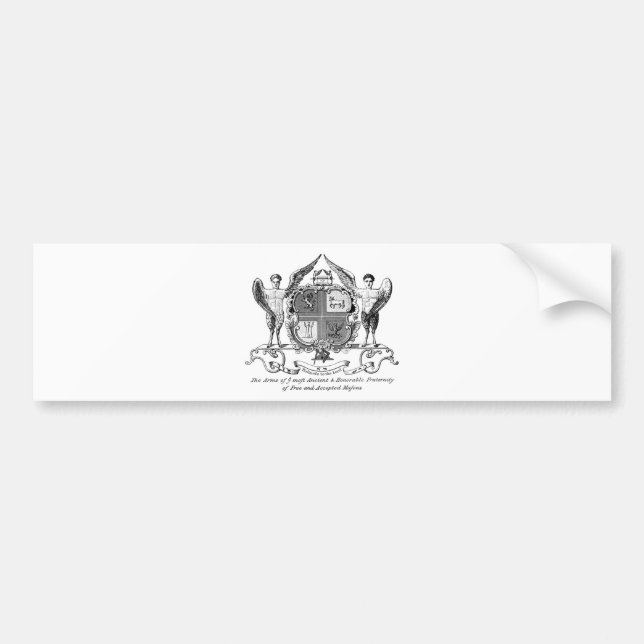 Freemason Bumper Sticker (Front)