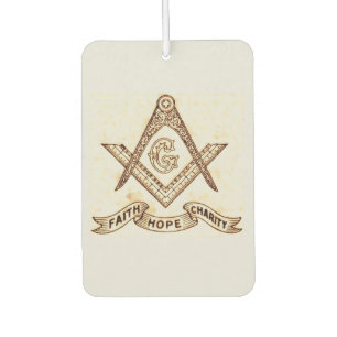 Freemason Car Air Freshener