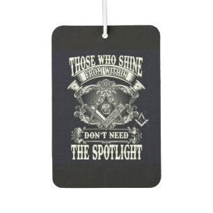 Freemason Car Air Freshener