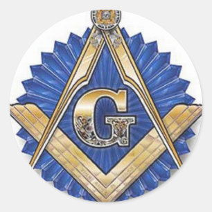 Freemason Classic Round Sticker
