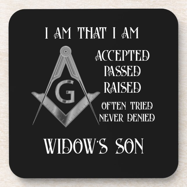 Freemason  coaster (Front)