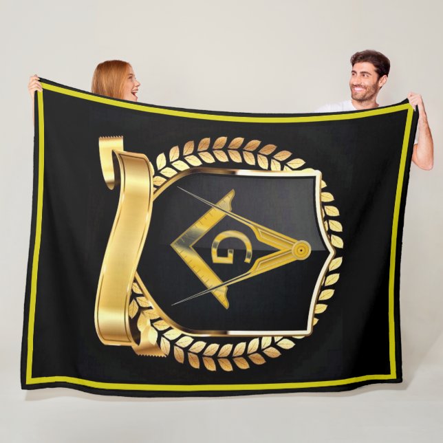 Freemason Fleece Blanket (In Situ)