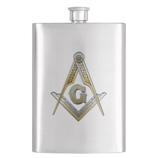 Freemason  hip flask (Front)