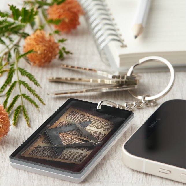 Freemason  key ring (Front Right)