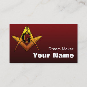 Freemason mark 1 business card
