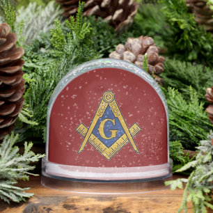Freemason Masonic Christmas gifts  Snowglobe