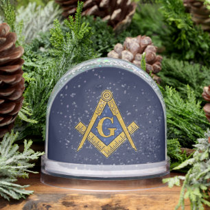 Freemason Masonic Christmas gifts  Snowglobe