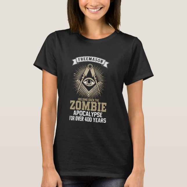 Freemason Masonic Fraternal Freemasonry Square Com T-Shirt (Front)