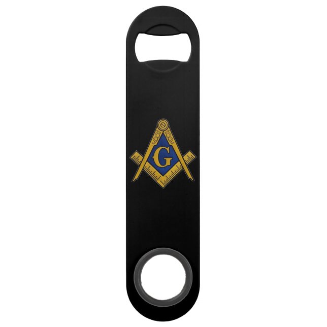 Freemason Masonic Gifts Black Square and Compass  (Front)