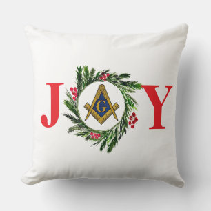 Freemason Masonic Mason Freemason Christmas Cushion