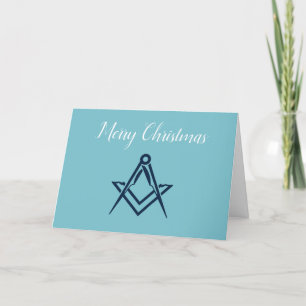 Freemason Masonic Mason Freemason Christmas Thank You Card