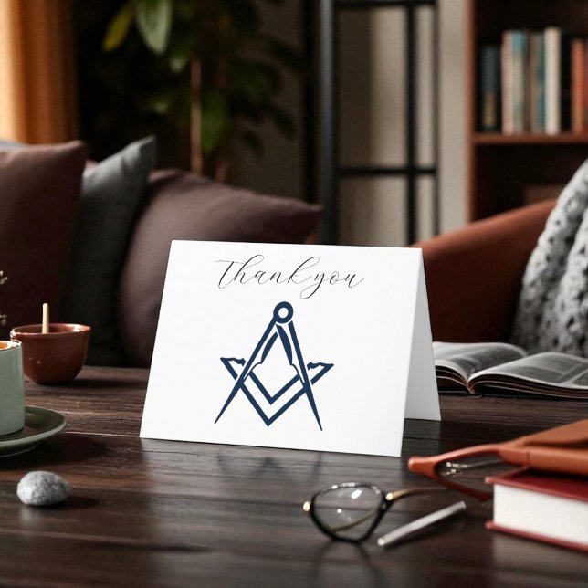 Freemason Masonic Square and Compass Thank you  (Creator Uploaded)